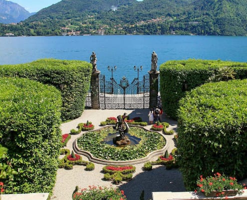 Garden sof Villa Carlotta, Lake Como
