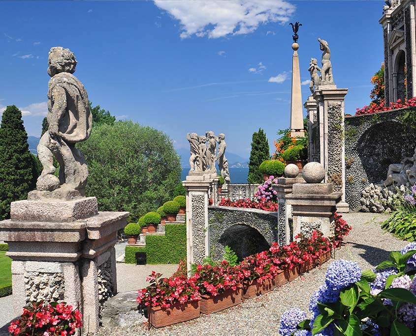 The gardens of Isola Bella, Lake Maggiore