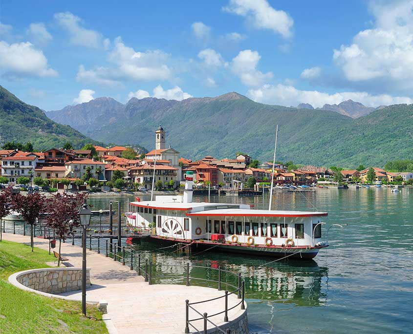Baveno town of Lake Maggiore